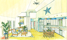 Typical Interior Room Layout