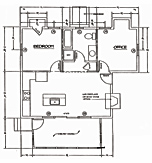 Onway Lake Lilac Cottage Floorplan
