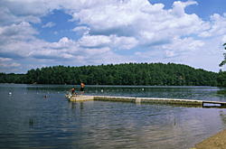 Onway Lake Dock and Swimmers